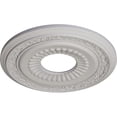 thumbnail image 3 of Ekena Millwork 20 5/8"OD x 6 1/4"ID x 1 3/8"P Lauren Ceiling Medallion (Fits Canopies up to 6 1/4"), Hand-Painted Ultra Pure White, 3 of 6