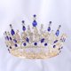 thumbnail image 4 of Nvzi Tiara de boda para novia, diadema de princesa, corona nupcial, joyería para el cabello con diamantes de imitación de cristal,graduación, boda, fiesta de disfraces (rojo), 4 of 4