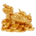 thumbnail image 1 of 1 pieza Estatua de tortuga dragón Feng Shui Decoración de tortuga Figura de tortuga dragón, 1 of 7