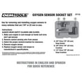 thumbnail image 5 of OEMTOOLS 37110 Oxygen Sensor Socket Set, 3 Piece O2 Sensor Wrench Kit with Case, 22mm O2 Sensor Socket Tools for 3/8 Drive and 1/2 Drive Sensor Remover And Installer, Oxygen Sensor Wrench, 5 of 5