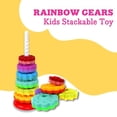 thumbnail image 4 of Anillo Spinning Stacker Toy probado para niños pequeños con arcoíris de más de 15 m, 4 of 9