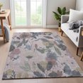thumbnail image 6 of Addison Rugs Mayfield Premium Machine Washable Transitional Floral Blush Rectangle Rug, 9' x 12', 6 of 6