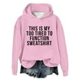 thumbnail image 1 of WEAIXIMIUNG Sweat à Capuche Zippé pour Femmes, Sans Capuche, Décontracté, Manches Longues, Imprimé Graphique, avec Cordon de Serrage, 1 of 4