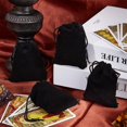 thumbnail image 4 of Rectangle Velvet Drawstring Pouches Candy Gift Bags Christmas Party Wedding Favors Bags Black 9x7cm 66pcs/bag, 4 of 9