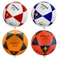thumbnail image 3 of VONKY Adult Size 5 Soccer Ball With Machine Stitched Panels Machine Stitched Panels For Added Black Red, 3 of 6