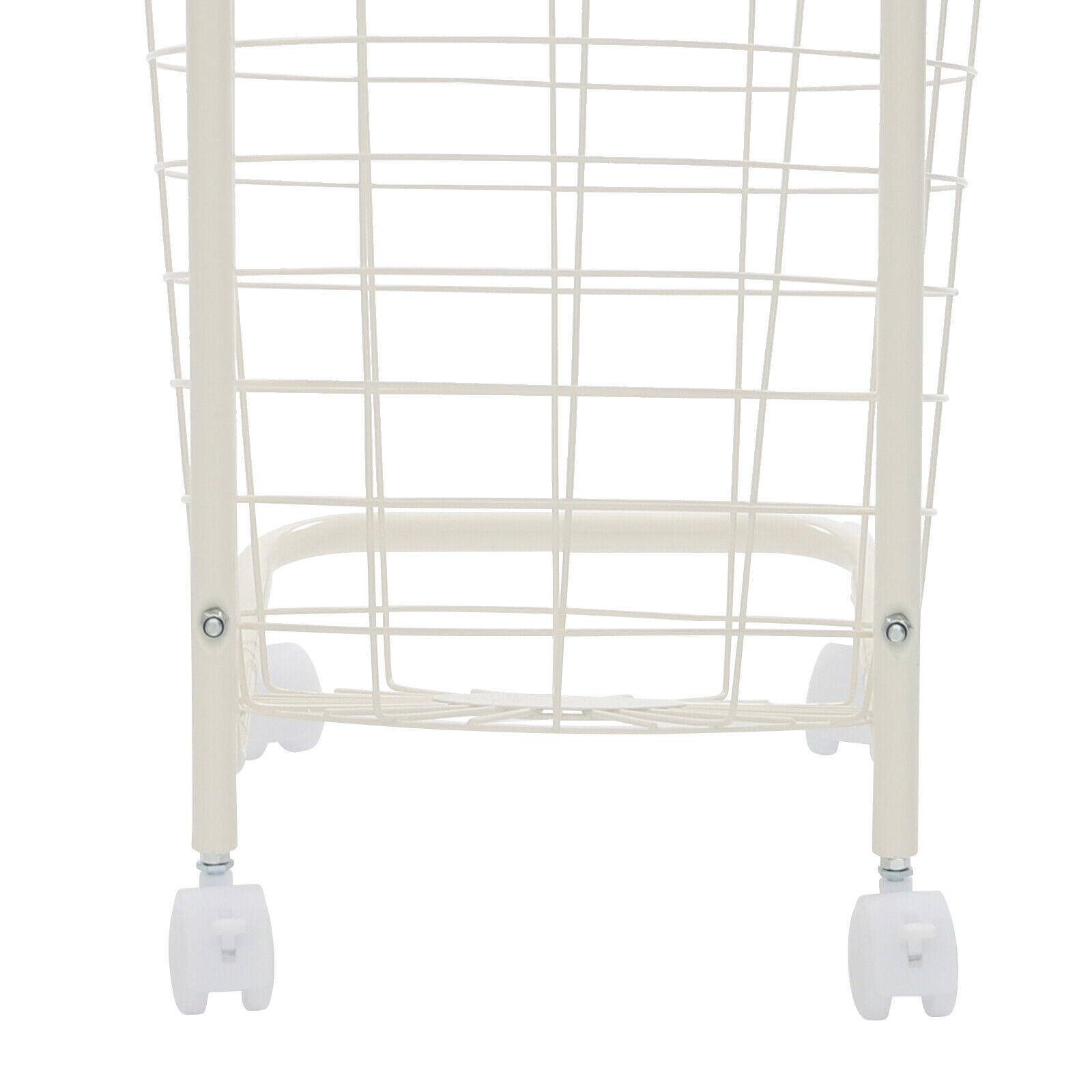 3-Tier Universal Wheels Laundry Hamper Cart Clothes with 3 Removable Basket