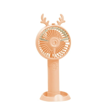 

WHLBF Handheld Fan Portable Misting Fan USB Rechargeable Mini Fan with Spray Bottle
