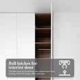 thumbnail image 6 of Brandonz Cabinet Door Ball Catches 12pcs Furniture Latch Catch Plastic, 6 of 9