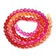 thumbnail image 3 of Transparent Glass Beads Strands Segmented Multi-color Beads Faceted(32 Facets) Round Brown 4~4.5mm Hole: 1mm about 87~93pcs/strand 32~33cm, 3 of 4