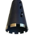 thumbnail image 1 of 3-Pack 5-Inch Laser Welded Dry Diamond Core Drill Bits for Cutting Concrete and Asphalt, 5" Diameter x 11" Length, 1 of 3