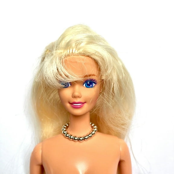 Nude Blonde Blue Eyes Pink Lips Twist n Turn Barbie Doll OOAK #26
