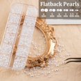 2300pcs Face Gems Flatback Rhinestone for Makeup with Glue, Round Glass