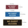 thumbnail image 2 of Standard No Guest Access Sign(Light Grey / Burgundy) - Large, 2 of 4
