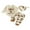 Khaki, variant on BemeyourBBs 3Pcs Newborn Baby Boy New To the Herd Outfits Long Sleeve Romper Pants and Hat Set Going Home Clothes