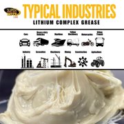 Lubricant Grease Superkote 2000 Multipurpose / Lithium Complex / Lubricant /EP/ High Temp / Automotive / Construction / Industry / White / 1lb