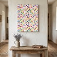 thumbnail image 6 of Canvas Wall Art, Colorful Polka Dot Framed Canvas Prints for Living Room Dining Room, Watercolor Rainbow Polka Dots Gallery Wrapped Wall Decor for Home Office, Gifts, 22"x28" Ship Next Day, 6 of 9