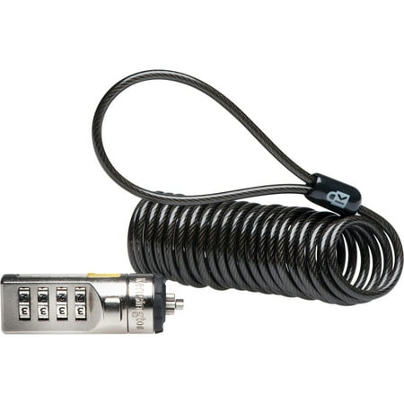 Portable Laptop Lock - Kensington, KMW64670, Portable Combination Laptop Lock, 1, Gray
