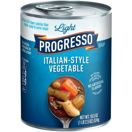 Progresso Light Italian-Style Vegetable Soup, 18.5 OZ