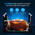 thumbnail image 2 of Transformador convertidor de tensión Anbull 3000W Step Up/Down, 2 of 7