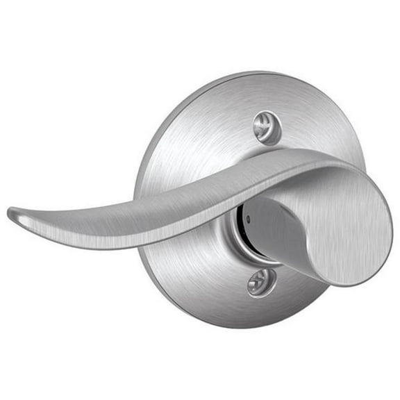 Sacramento Left Handed Lever Non-Turning Lock, Satin Chrome (F170 SAC 626 LH)
