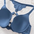 thumbnail image 5 of MOONDU Front Closure Bra for Women Wireless Push Up No Underwire Seamless Padded Comfort Everyday Bra with Side Support 6 Colors S-XXL, 5 of 5