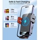 thumbnail image 5 of Cargador de coche inalámbrico MOKPR de carga rápida de 15 W para iPhone/Samsung, 5 of 7