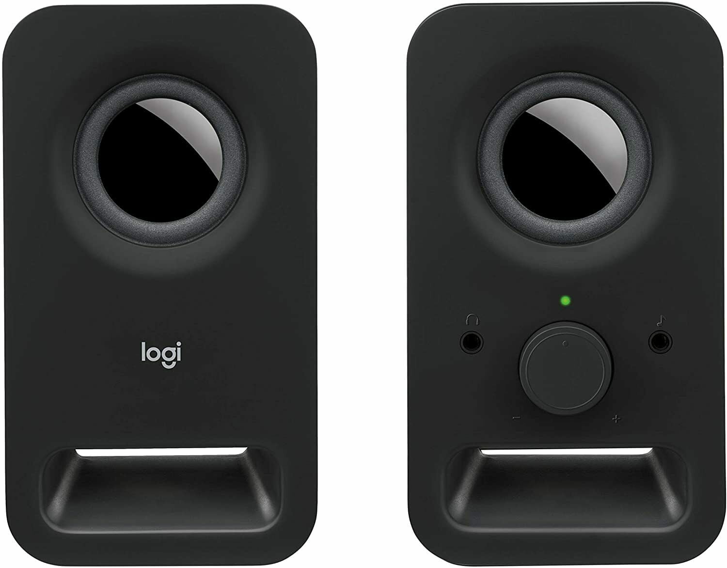 Logitech Z130 Compact 2.0 Stereo Speakers, 3.5mm Jack, Black