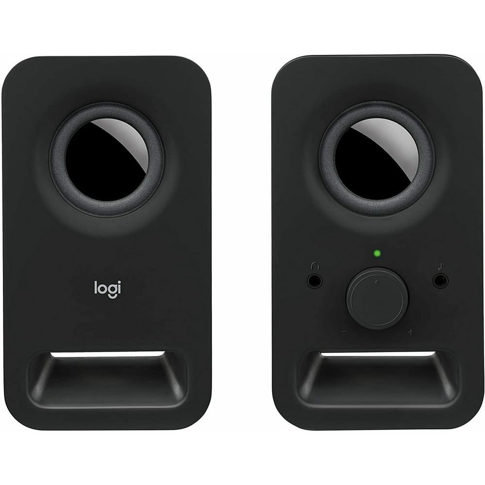 Logitech Z150 Multimedia 2.0 Portable Computer Speakers Black