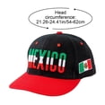 thumbnail image 2 of Jiibva Mexican Embroidered Baseball Cap Unisex Mexican Flag Hip Hop Hat Mexican Outdoor Recreational Sports Cap, 2 of 7