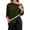 Army Green_002, variant on Women Post Shoulder Surgery Shirts After Rotator Cuff Post Shoulder Surgery 3/4 Sleeve Tops Tear Away Chemo Tee Shirts Outfits Vermilion S