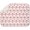 Red Christmas Snowflake, variant on Red Christmas Snowman Pattern Dish Drying Mat for Kitchen 1 Pack, Ultra Absorbent Microfiber Dishes Drainer Mats,16x18in(41x46cm)