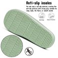 thumbnail image 5 of Knivor Unisex Corduroy House Slippers for Women Men Fuzzy Cuff Fleece Lined Closed Heel Platform Non Slip Warm Indoor Light‑Outdoor House Slippers, 5 of 9