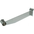 thumbnail image 3 of 12" Slatwall 1.25" Diameter Round Tube Holding Hangrail Bracket for Retail, Chrome, 2 Pack, 3 of 3