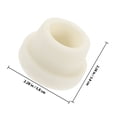 thumbnail image 2 of SEWCHICS 2Pcs Rubber Pool Ladder Bumpers White Antislip Covers for Swimming Pool Ladder Safety, 2 of 8