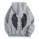 thumbnail image 3 of WILLBEST Sudadera con Capucha Informal con Estampado De Ángel De Invierno, Sudadera con Forro Suave y Bolsillo Frontal para Exteriores, Ropa De Calle, Moda Chica, 3 of 3