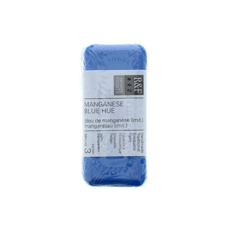 UPC: 0836943001039 | R&F Handmade Paints Encaustic Paint Cake  104ml  Manganese Blue Hue