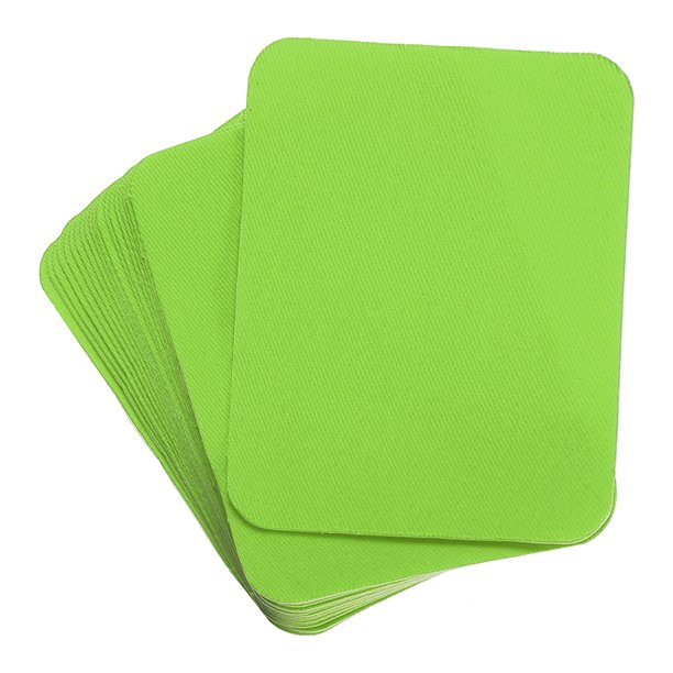 Parche de tela Uxcell, parches termoadhesivos 4.1"x3.0" para reparar y decorar ropa, pantalones, bolsas, paquete de 20, verde hierba