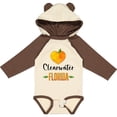 thumbnail image 3 of Inktastic Clearwater Florida Orange in Heart Boys or Girls Long Sleeve Baby Bodysuit, 3 of 5