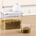 thumbnail image 2 of Food Storage Containers with Measuring Cup Rice Snacks Sugar Nuts Pet Food Storage Bin Cereal Storage Containers, 2 of 6