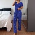 thumbnail image 2 of WRKEKC Modal Pajama Set for Women Breathable Modal Top with High Waist Shorts Summer Set Loungewear Pajamas Sleep Set, 2 of 8