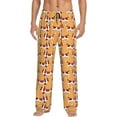 thumbnail image 2 of Lsque Dachshund Dog Puppy Print Men's Pajama Pants, Lounge Pant - Comfortable Home Wear,Elastic Waistband, Stylish Design-Large, 2 of 9