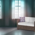 thumbnail image 5 of Paisley Leaf Geo Throw Pillow with Removable Cover in Midnight Blue Light Green 16x16, 5 of 5
