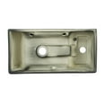thumbnail image 6 of Voltaire 19.5 x 10 Rectangular Ceramic Wall Hung Sink with Left Side Faucet Mount, Matte Black, 6 of 12