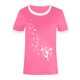 thumbnail image 3 of Gibobby Playera de Manga Corta con Cuello Redondo Camiseta manga corta con cuello redondo y estampado color informal para mujer(Rosa,XL), 3 of 4