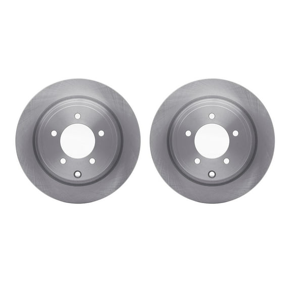 Dynamic Friction Company Rear Brake Rotors 6002-39024