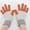 B_ Brown, variant on Women Winter Gloves Thermal Warm Elastic Knitted Touchscreen Gloves Color Block Soft Clothes for Cold Weather Brown