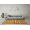 thumbnail image 3 of Ahgly Company Indoor Rectangle Abstract Brown Modern Area Rugs, 6' x 9', 3 of 4