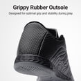 thumbnail image 6 of DREAM PAIRS Boys Girls Indoor Turf Soccer Cleats Lace Up Athletic Youth Futsal Football Casual Shoes for Little/Big Kid, 6 of 7