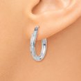 thumbnail image 3 of Boucles d'Oreilles Rondes en Or Blanc 14 Carats, 3 of 8