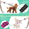 thumbnail image 5 of moopom Two Dog Lead, 2 in 1 Upgraded Double Dog Leash Attachment Combine Adjustable Strap and Shock Absorbing Bungee No Tangle Dual Training Splitter for Different Size Dogs, 5 of 7